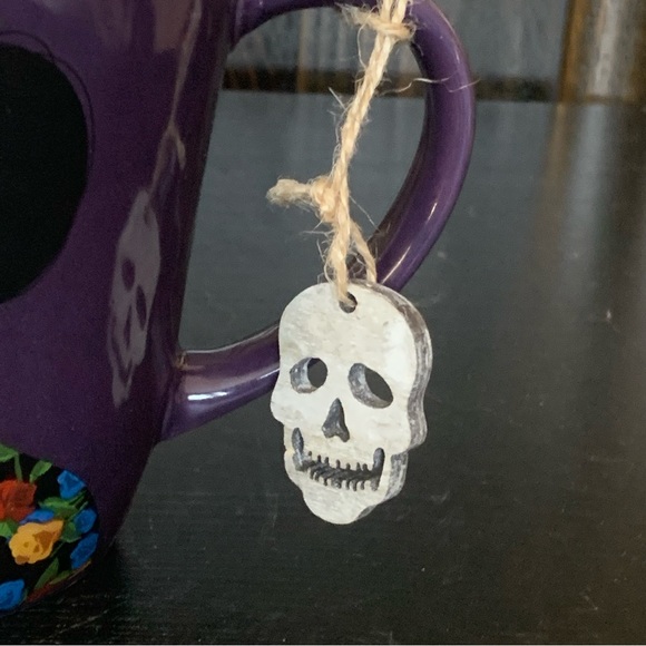 Day of the Dead Sugar Skull Woman Floral Mug - Picture 3 of 9